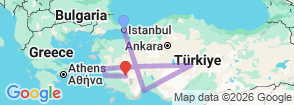 Tour route map
