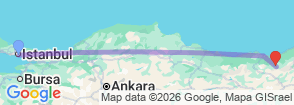 Tour route map