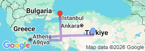 Tour route map