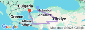 Tour route map