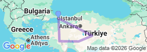 Tour route map