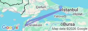 Tour route map