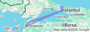 Tour route map