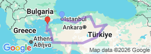 Tour route map