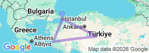 Tour route map