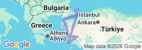 Tour route map
