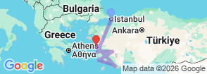 Tour route map