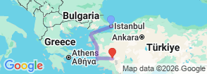 Tour route map
