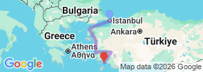 Tour route map