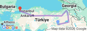 Tour route map