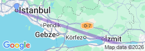 Tour route map