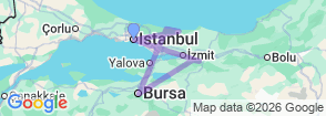 Tour route map