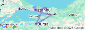 Tour route map