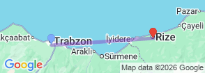 Tour route map