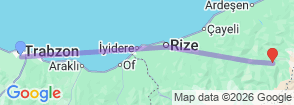 Tour route map