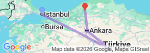 Tour route map