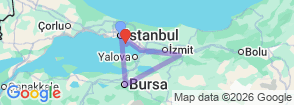 Tour route map