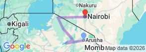 Tour route map