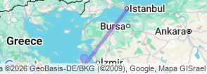 Tour route map