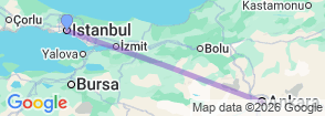 Tour route map