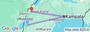 Tour route map