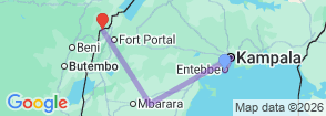 Tour route map