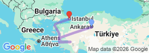 Tour route map