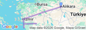 Tour route map