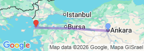Tour route map