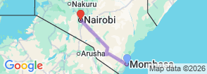 Tour route map