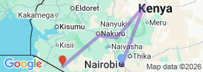 Tour route map