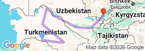 Tour route map