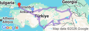 Tour route map