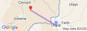 Tour route map