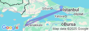 Tour route map