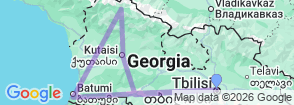 Tour route map