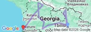 Tour route map