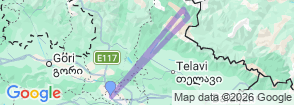 Tour route map