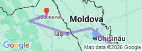 Tour route map