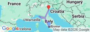 Tour route map