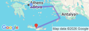 Tour route map