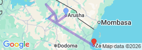 Tour route map
