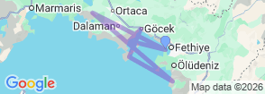 Tour route map