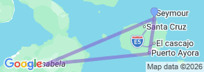 Tour route map