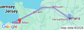 Tour route map