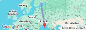 Tour route map