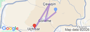 Tour route map