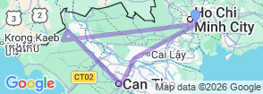 Tour route map