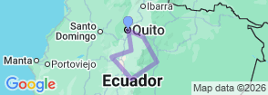 Tour route map