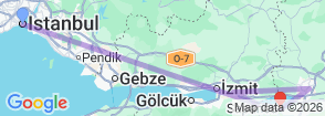 Tour route map
